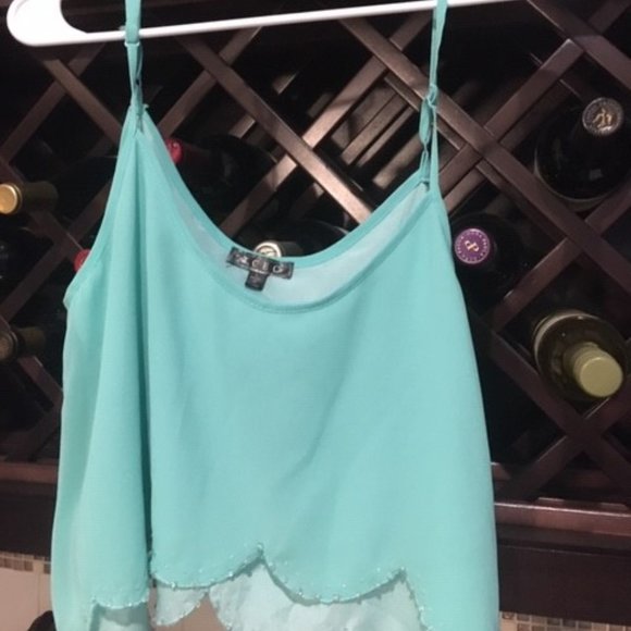Tops - Strapless Beaded Shirt